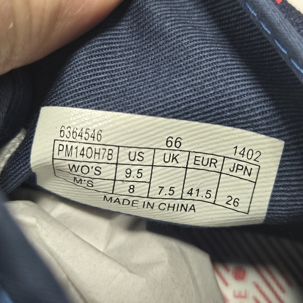 P.F. Flyers Rolland Berry Navy High-Top Canvas Sneakers Size Men's 8 Women's 9.5 - Picture 11 of 12